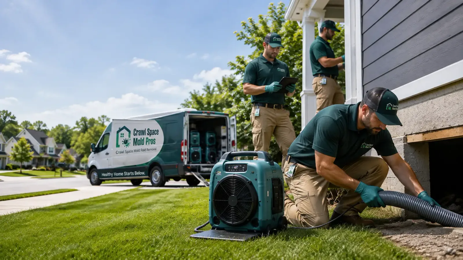 Crawl Space Mold Removal in Wallington, NJ
